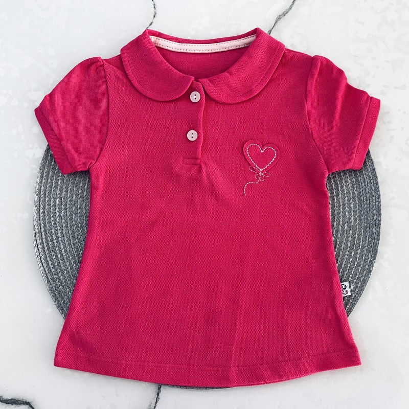 تیشرت جودون قلب سرخابی وچیون kids