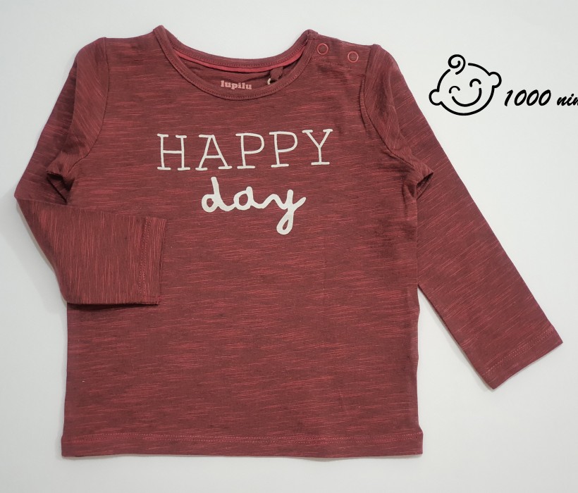 تیشرت آستین بلند HAPPY day لوپیلو