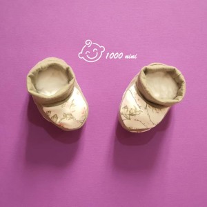پاپوش طرح گنجشک نیلی