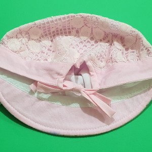 کلاه لبه دار گل خال خالی پنگوئن 611