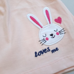 تاپ و شلوارک خرگوش صورتی وچیون
