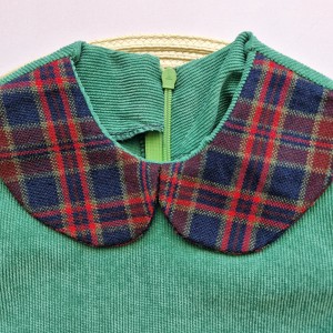 پیراهن چین دار مخمل کبریتی سبز kids