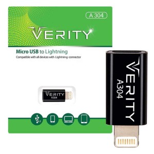 تبدل micro USB به لایتنینگ وریتی مدل A304