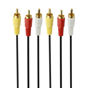 کابل ۳ به ۳ ایفورت Effort AV RCA طول 1.5 متر .jpg