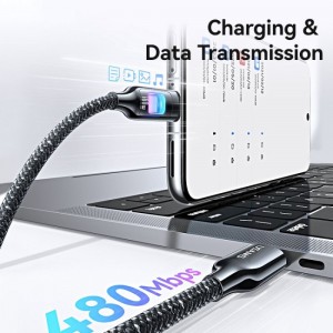 کابل سوپر فست شارژ تایپ سی به تایپ سی 100وات مدل  Usams -Sj750