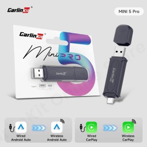 مبدل CarPlay و Android Auto سیمی به بی‌سیم کارلین‌کیت خودرو CarlinKit MINI SE PRO (CAR Kit)