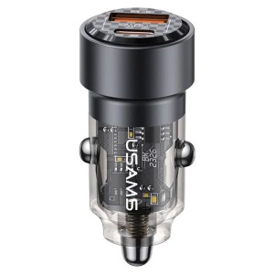 شارژر فندکی فست شارژ 60 وات یوسامز US-CC208 C39