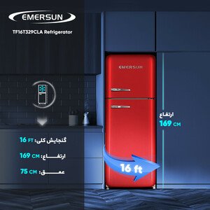 یخچال فریزر 16 فوت امرسان مدل TF16T329-CLA