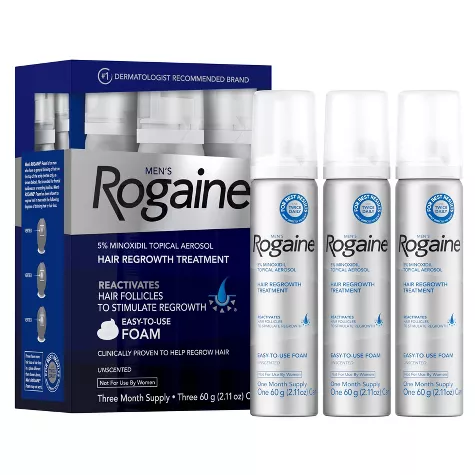 فوم ماینوکسیدیل ۵% آقایان برند rogaine