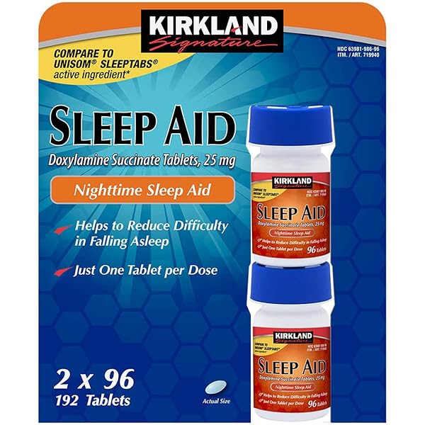 مکمل خواب sleep aid برند کرکلند 96 عددی و2*96عددی