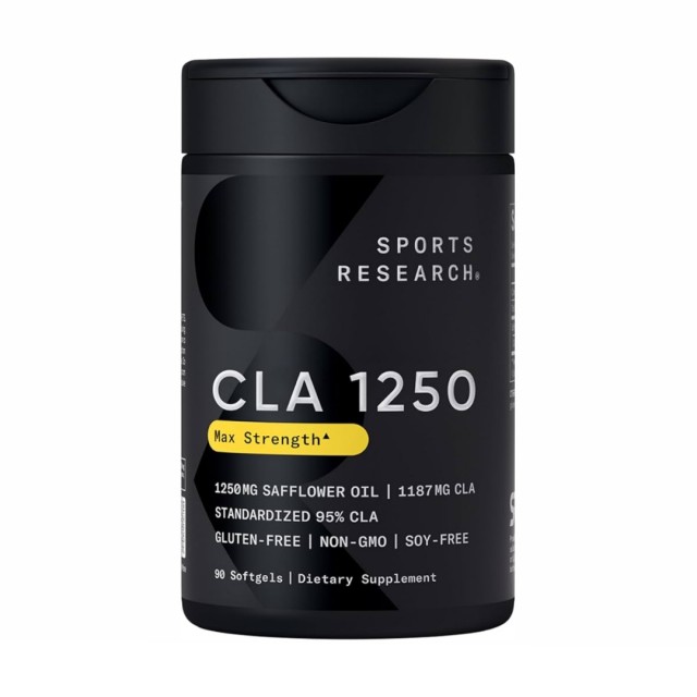 مکمل چربی سوزی و حفظ توده عضلانی CLA 1250 برند sports research ساخت آمریکا 90 سافت ژل