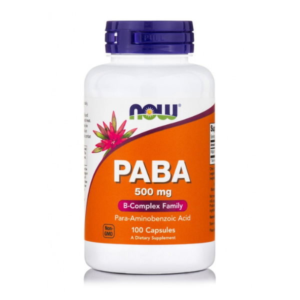 مکمل گیاهی پابا ( paba ) افزایش دهنده سیستم ایمنی و جلوگیری کننده سفیدی مو100 عددی برند now