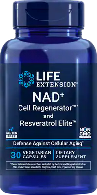 جدیدترین مکمل گیاهی ضد پیری NAD+ Cell Regenerator™ و Resveratrol Elite™