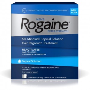محلول ضد ریزش و رشد مجدد مو مردانه ماینوکسیدیل ۵%  حجم ۱۸۰ میل برند rogaine روگین