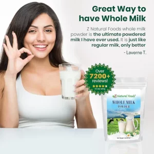شیر خشک طبیعی کامل گاو هلندی ۴۵۴ گرمی برند znutral food