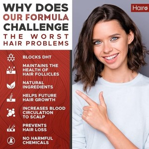 مکمل گیاهی رشد مو  و مسدودکننده DHT BLOCKER    برند Hairo Nutrition