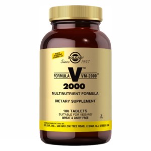 مولتی ویتامین گیاهی VM 2000 سولگار ( 180 عددی ) ساخت آمریکا