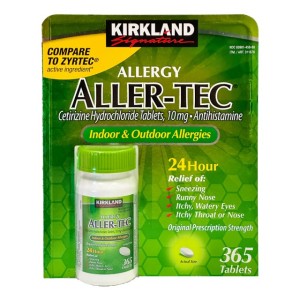 ضد  آلرژی Aller-Tec برند کرکلند سیتریزین 10 میلی‌گرم ضد حساسیت 24 ساعته