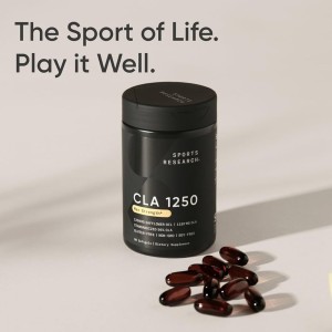 مکمل چربی سوزی و حفظ توده عضلانی CLA 1250 برند sports research ساخت آمریکا 90 سافت ژل