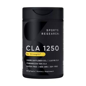 مکمل چربی سوزی و حفظ توده عضلانی CLA 1250 برند sports research ساخت آمریکا 90 سافت ژل