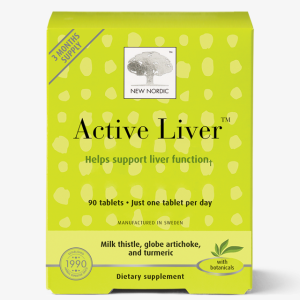مکمل گیاهی Active liver مناسب کبد چرب و سم زدا برند New nordic