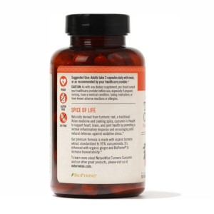 مکمل گیاهی کورکومین ( زردچوبه ) 2250 میلی گرم  180 عددی برند nature wise