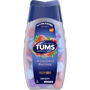 جویدنی ۱۰۰۰ میل ضد اسید و سوزش معده برند tums تامز