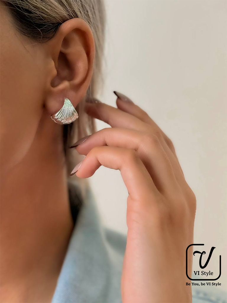 گوشواره طرح صدف