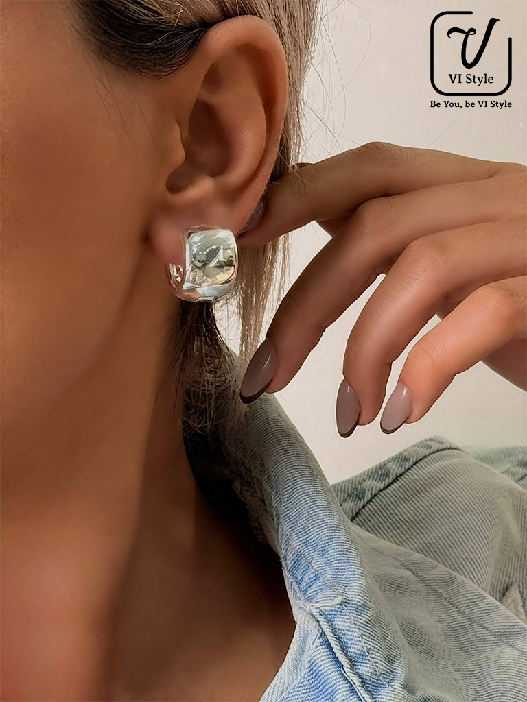 گوشواره طرح حلقه ای مدرن