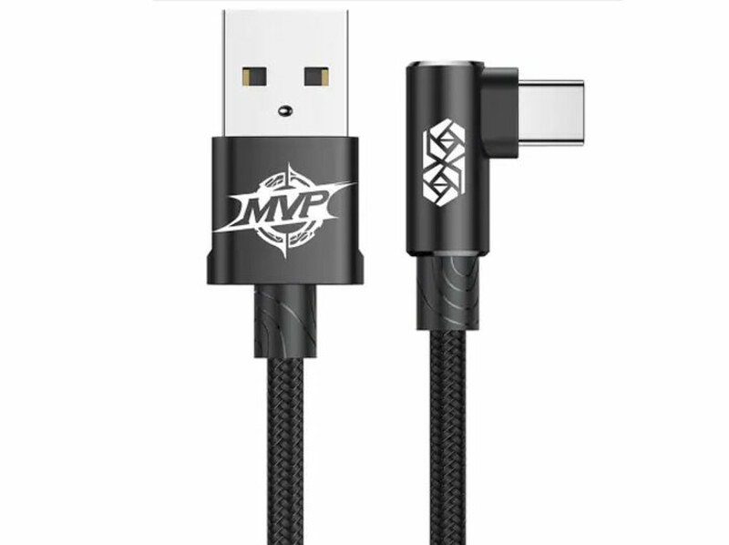 کابل یو اس بی به تایپ سی 100 وات یک متری بیسوس Baseus MVP 2 Elbow Type-C Cable 1M