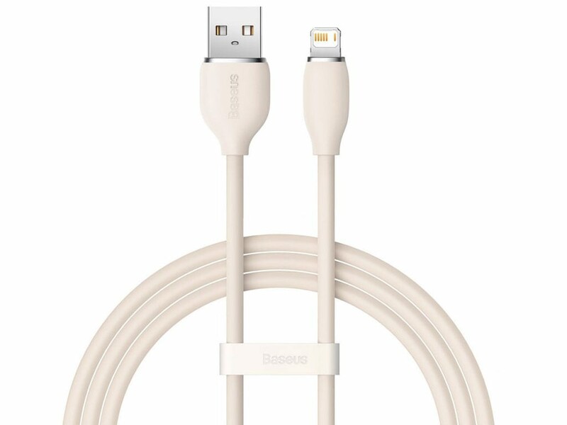 کابل یو‌اس‌بی به لایتنینگ بیسوس  Baseus CAGD000004 Jelly Liquid Silica Gel USB to iP Fast Charging Data Cable 2.4A 1.2M