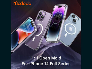 قاب محافظ نیمه شفاف مگ سيف مک دودو مدل Mcdodo Crystal PC-3091 برای Apple iPhone 14 Plus