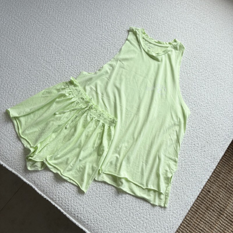 ست تاپ و شلوارک زنانه کد 7069