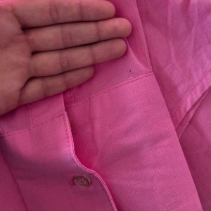شومیز لینن صورتی