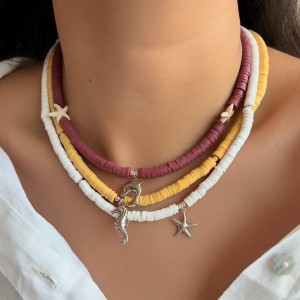 گردنبند زنانه کد 7155