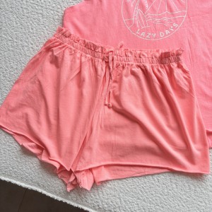 ست تاپ و شلوارک زنانه کد 8598