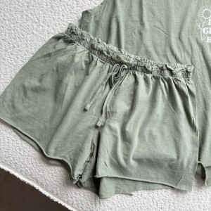 ست تاپ و شلوارک زنانه کد 8551
