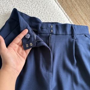 شلوار کتان کج راه 7189