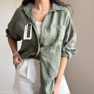 شومیز لینن کد 9214