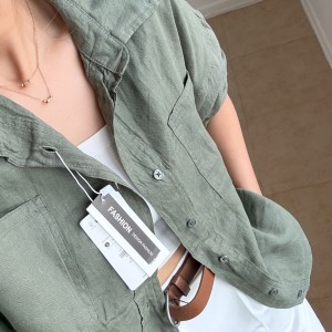 شومیز لینن کد 9214