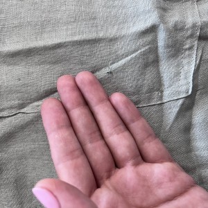 شومیز لینن صدری کد 3658