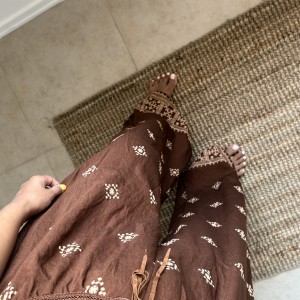شلوار لینن هندی کد 2206