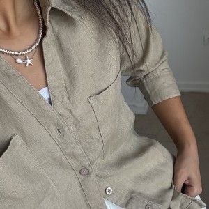شومیز لینن کد 5846