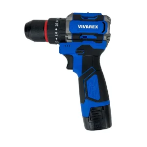 دریل شارژی براشلس ویوارکس 16.8 ولت دو باتری مدل VR1610V-21BL || سبک و حرفه‌ای