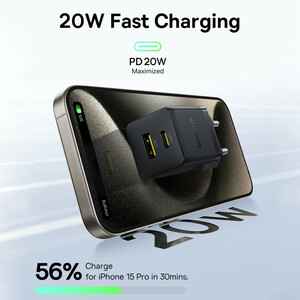 شارژر دیواری 20 وات  مدل Palm Fast 20W