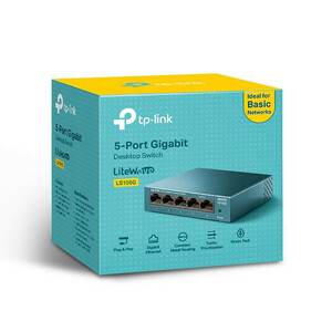 سوئیچ شبکه 5 پورت تی پی لینک مدل LS105G