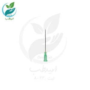 سر سوزن سبز گیج 21 طول 30 میلیمتر حلما