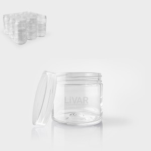 جار استوانه ای 6 سانتی - 350 میلی لیتری