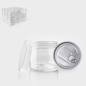 جار استوانه ای 6 سانتی - 350 میلی لیتری