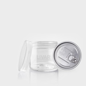 جار استوانه ای 6 سانتی - 350 میلی لیتری